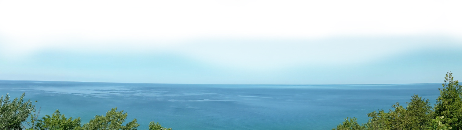 Horizon over a lake in Michigan