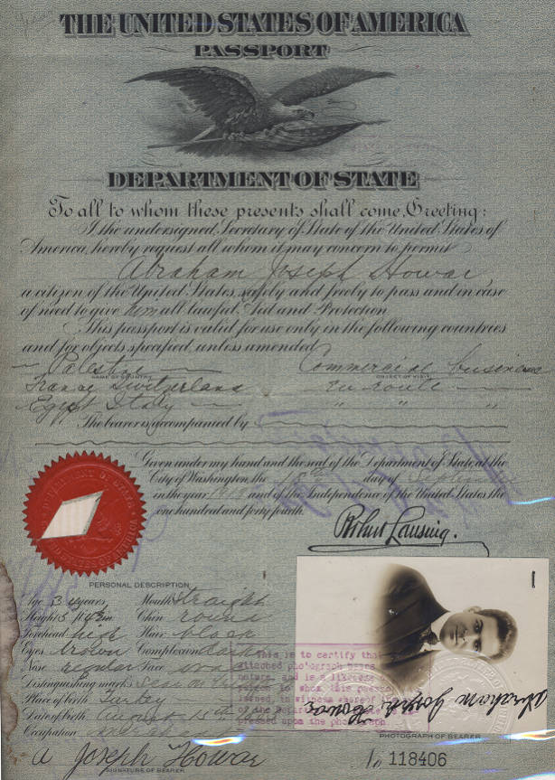 Joseph Howar Passport.jpg